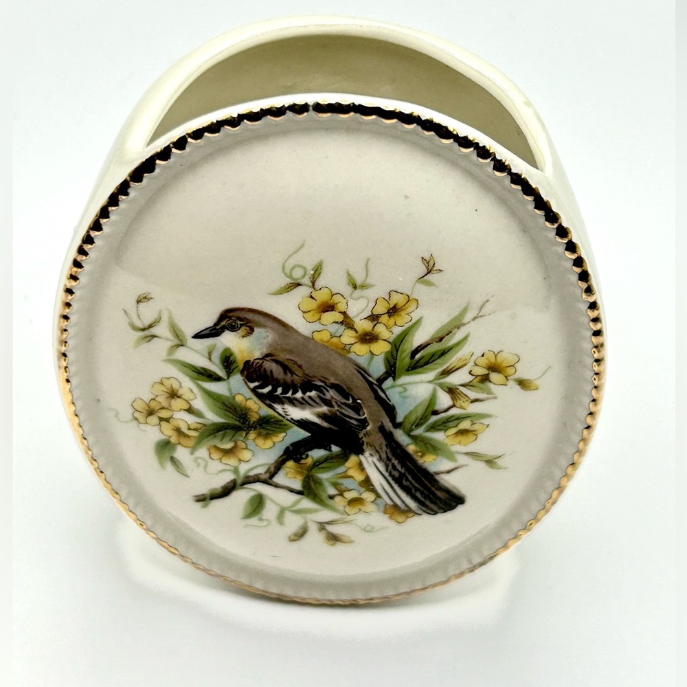 Vintage Bird Vase Studio Szerra England